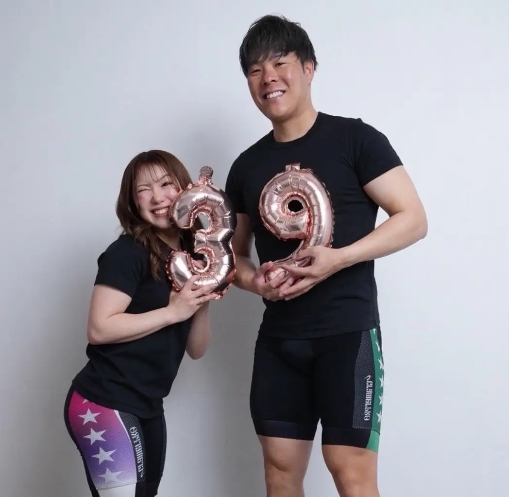 土井慎二選手、土井柚姫選手